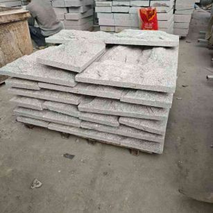 杭州芝麻白蘑菇石，自然面