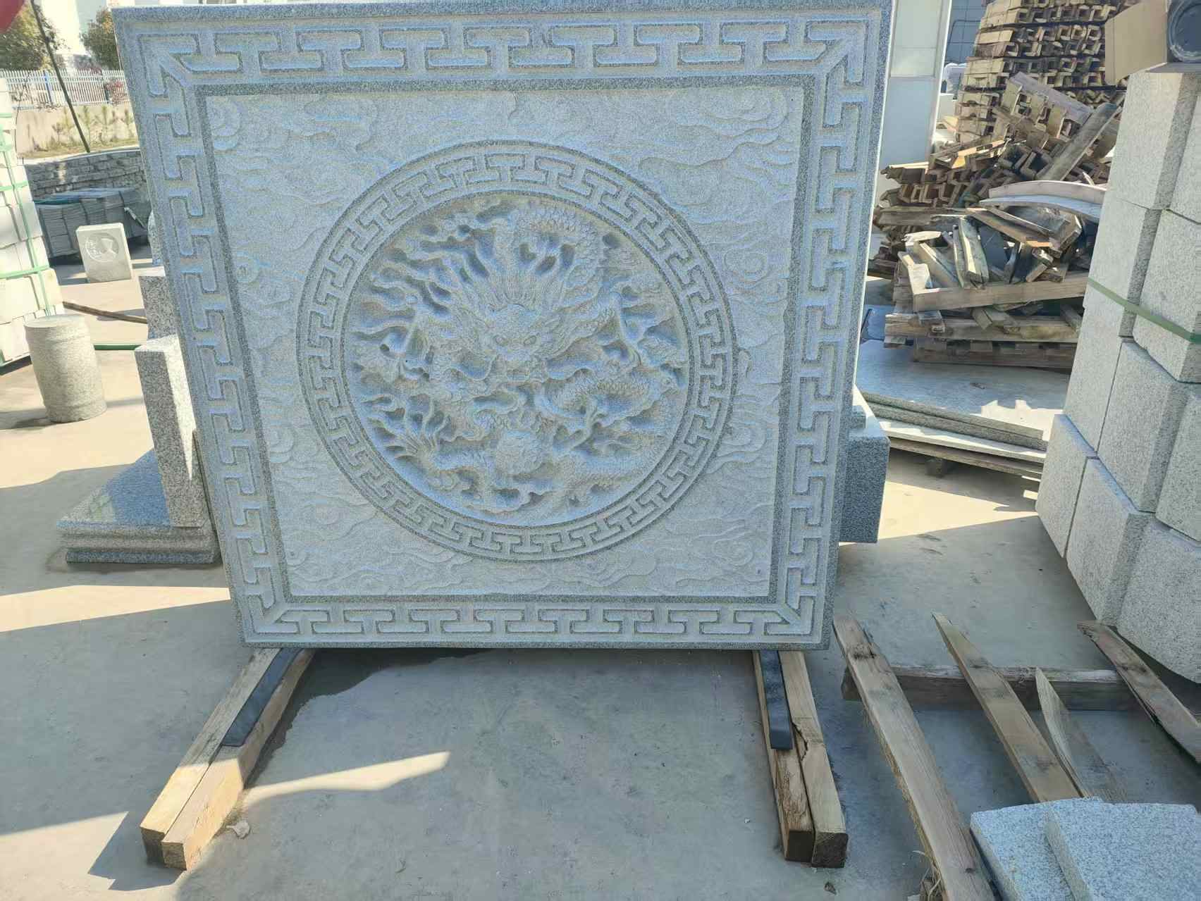 杭州芝麻白芝麻灰别墅雕刻板