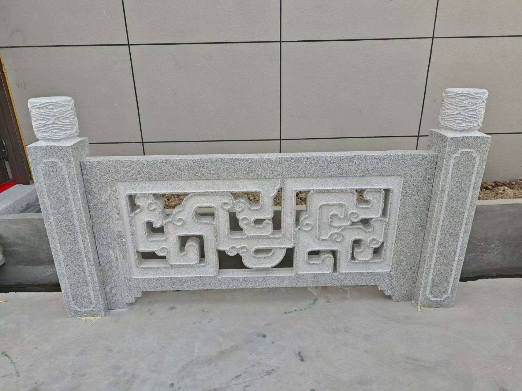 杭州芝麻白河道栏杆 桥栏杆