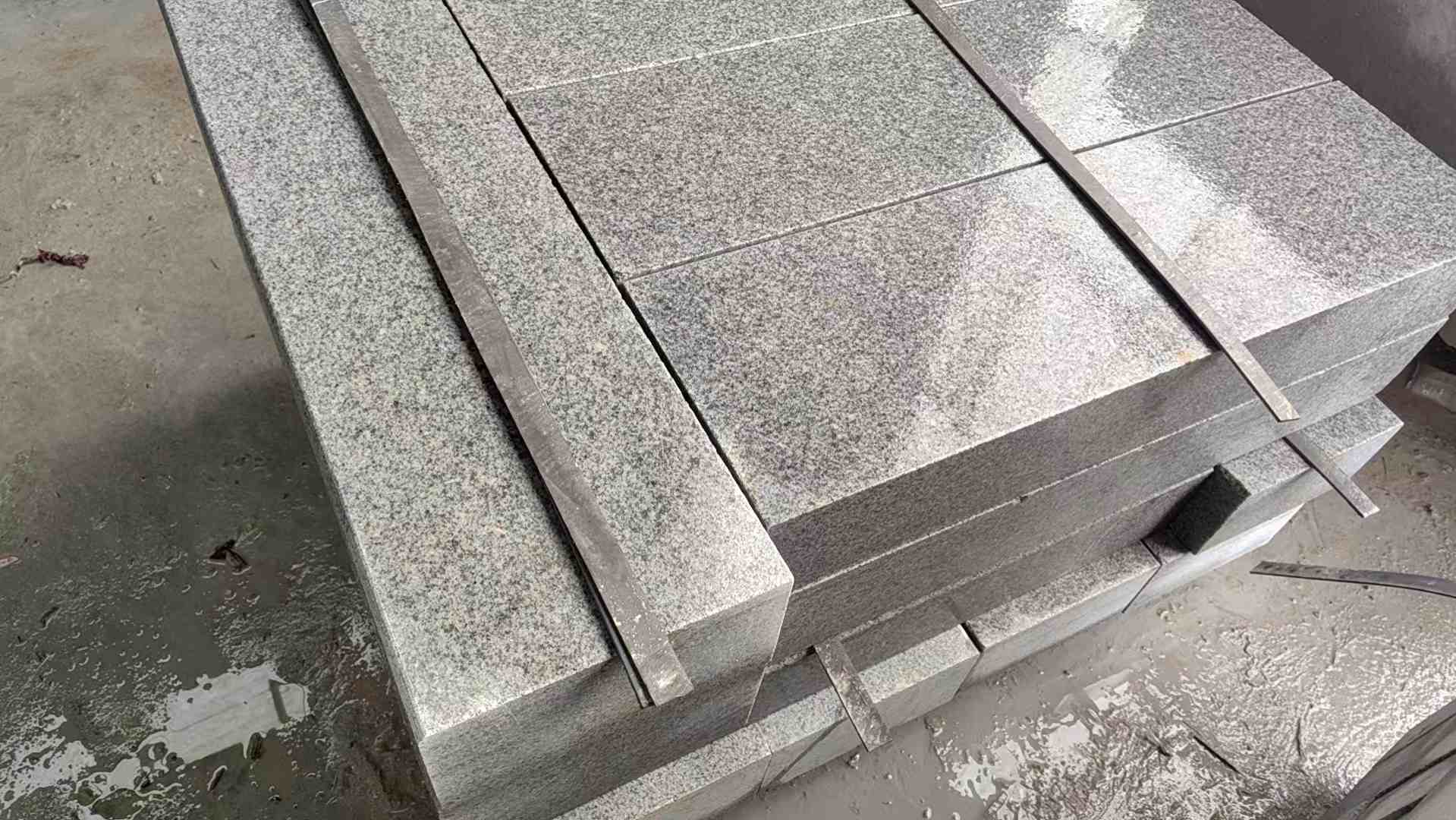 杭州芝麻灰 芝麻白 路牙石 路侧石 马路牙子